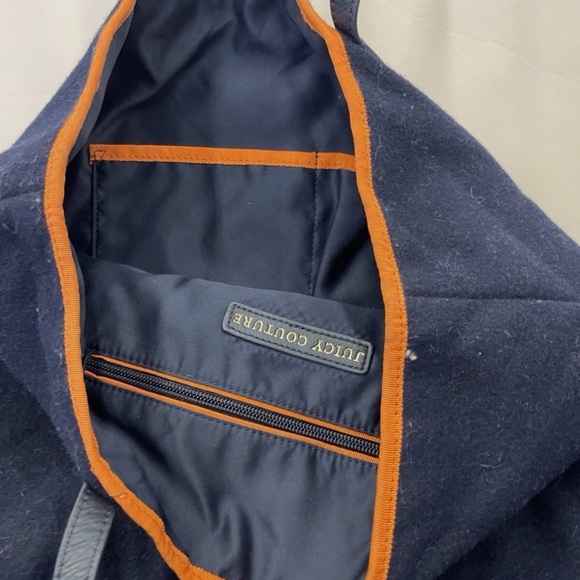 Juicy Couture Navy Tote with Pearl Accents - Picture 3 of 4